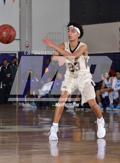 Thumbnail 2 in Salesian College Preparatory vs. Burbank (St. Hope Elite Classic) photogallery.