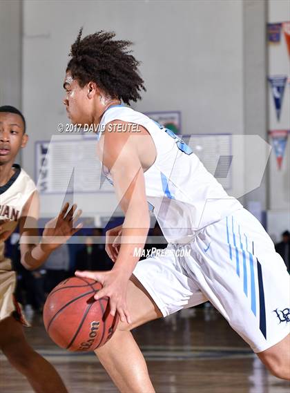 Thumbnail 1 in Salesian College Preparatory vs. Burbank (St. Hope Elite Classic) photogallery.