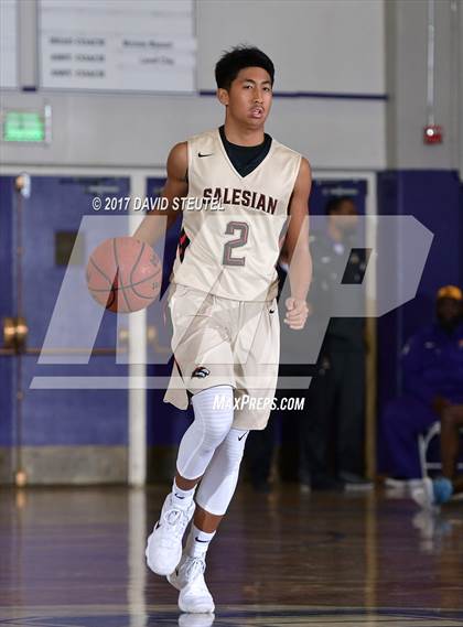 Thumbnail 2 in Salesian College Preparatory vs. Burbank (St. Hope Elite Classic) photogallery.