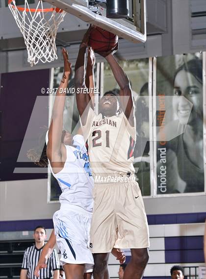 Thumbnail 1 in Salesian College Preparatory vs. Burbank (St. Hope Elite Classic) photogallery.