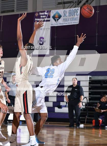 Thumbnail 2 in Salesian College Preparatory vs. Burbank (St. Hope Elite Classic) photogallery.