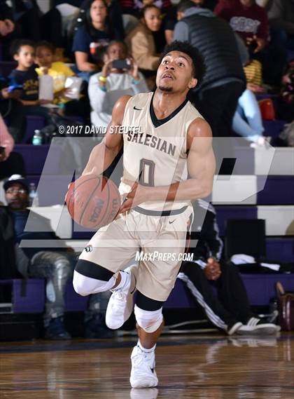 Thumbnail 3 in Salesian College Preparatory vs. Burbank (St. Hope Elite Classic) photogallery.