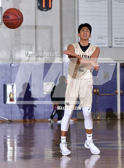 Thumbnail 3 in Salesian College Preparatory vs. Burbank (St. Hope Elite Classic) photogallery.