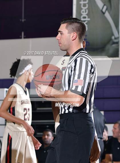Thumbnail 3 in Salesian College Preparatory vs. Burbank (St. Hope Elite Classic) photogallery.