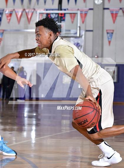 Thumbnail 3 in Salesian College Preparatory vs. Burbank (St. Hope Elite Classic) photogallery.