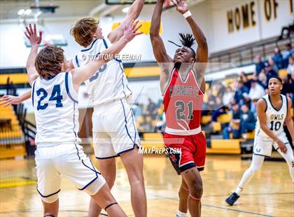 Thumbnail 1 in Olathe West vs Wyandotte (West Varsity Boy's Tournament) photogallery.