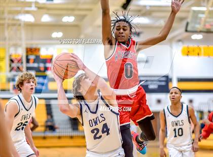 Thumbnail 1 in Olathe West vs Wyandotte (West Varsity Boy's Tournament) photogallery.