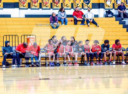Thumbnail 2 in Olathe West vs Wyandotte (West Varsity Boy's Tournament) photogallery.