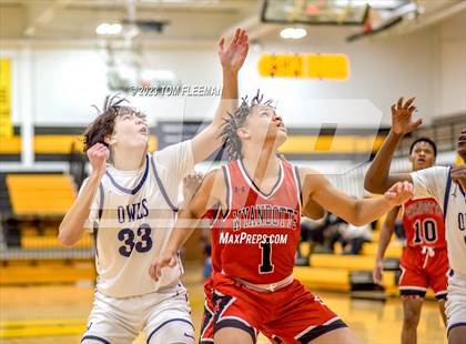 Thumbnail 2 in Olathe West vs Wyandotte (West Varsity Boy's Tournament) photogallery.
