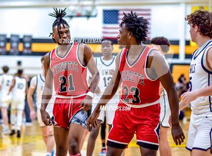 Thumbnail 1 in Olathe West vs Wyandotte (West Varsity Boy's Tournament) photogallery.