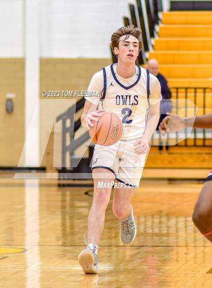 Thumbnail 3 in Olathe West vs Wyandotte (West Varsity Boy's Tournament) photogallery.