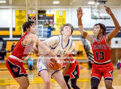 Thumbnail 1 in Olathe West vs Wyandotte (West Varsity Boy's Tournament) photogallery.