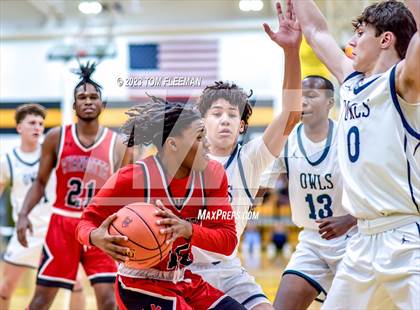 Thumbnail 1 in Olathe West vs Wyandotte (West Varsity Boy's Tournament) photogallery.