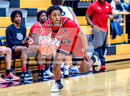Thumbnail 2 in Olathe West vs Wyandotte (West Varsity Boy's Tournament) photogallery.