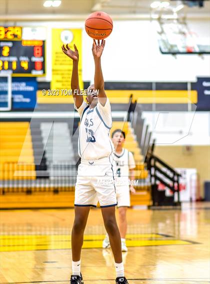 Thumbnail 2 in Olathe West vs Wyandotte (West Varsity Boy's Tournament) photogallery.