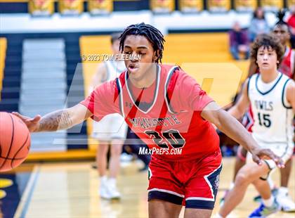 Thumbnail 2 in Olathe West vs Wyandotte (West Varsity Boy's Tournament) photogallery.