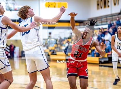 Thumbnail 2 in Olathe West vs Wyandotte (West Varsity Boy's Tournament) photogallery.