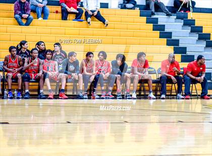 Thumbnail 3 in Olathe West vs Wyandotte (West Varsity Boy's Tournament) photogallery.