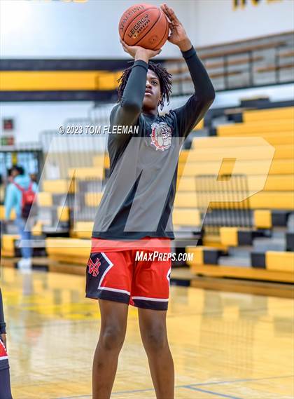 Thumbnail 3 in Olathe West vs Wyandotte (West Varsity Boy's Tournament) photogallery.