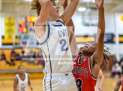 Thumbnail 1 in Olathe West vs Wyandotte (West Varsity Boy's Tournament) photogallery.