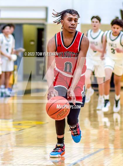 Thumbnail 2 in Olathe West vs Wyandotte (West Varsity Boy's Tournament) photogallery.