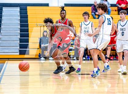 Thumbnail 1 in Olathe West vs Wyandotte (West Varsity Boy's Tournament) photogallery.