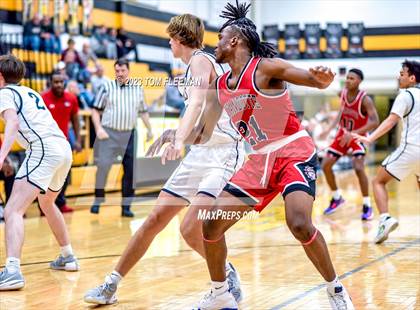 Thumbnail 2 in Olathe West vs Wyandotte (West Varsity Boy's Tournament) photogallery.