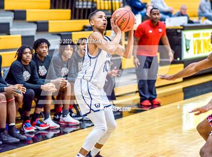 Thumbnail 3 in Olathe West vs Wyandotte (West Varsity Boy's Tournament) photogallery.