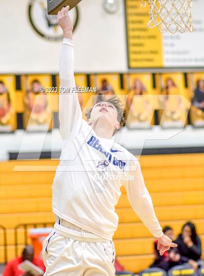 Thumbnail 1 in Olathe West vs Wyandotte (West Varsity Boy's Tournament) photogallery.
