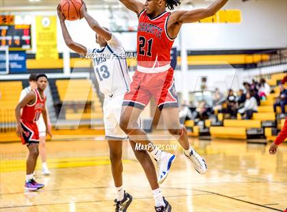 Thumbnail 1 in Olathe West vs Wyandotte (West Varsity Boy's Tournament) photogallery.