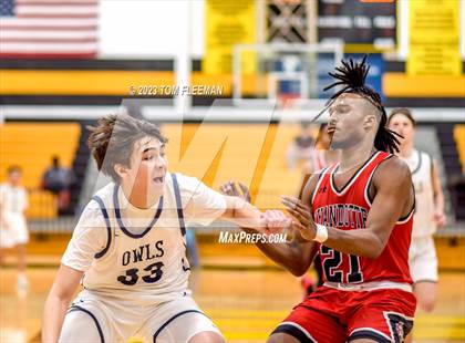 Thumbnail 1 in Olathe West vs Wyandotte (West Varsity Boy's Tournament) photogallery.