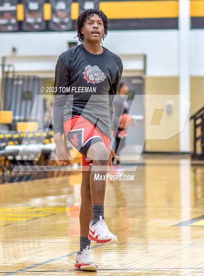 Thumbnail 3 in Olathe West vs Wyandotte (West Varsity Boy's Tournament) photogallery.