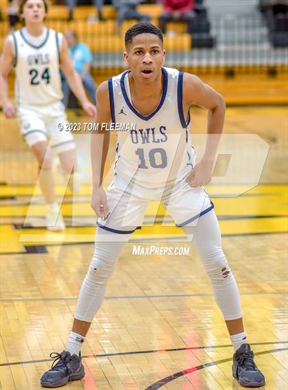 Thumbnail 3 in Olathe West vs Wyandotte (West Varsity Boy's Tournament) photogallery.