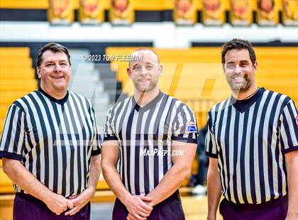 Thumbnail 3 in Olathe West vs Wyandotte (West Varsity Boy's Tournament) photogallery.