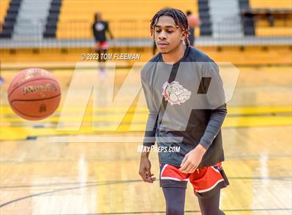 Thumbnail 2 in Olathe West vs Wyandotte (West Varsity Boy's Tournament) photogallery.