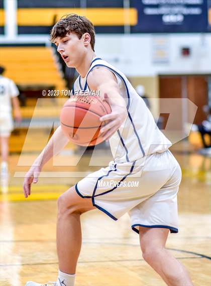 Thumbnail 1 in Olathe West vs Wyandotte (West Varsity Boy's Tournament) photogallery.