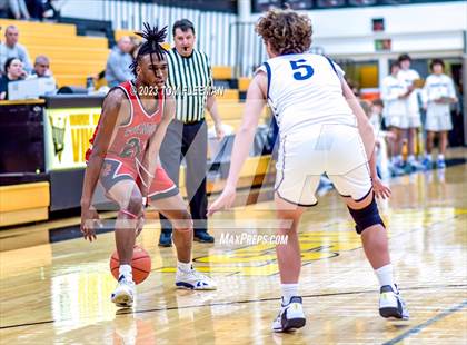 Thumbnail 3 in Olathe West vs Wyandotte (West Varsity Boy's Tournament) photogallery.