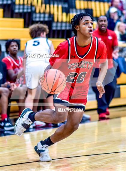 Thumbnail 1 in Olathe West vs Wyandotte (West Varsity Boy's Tournament) photogallery.