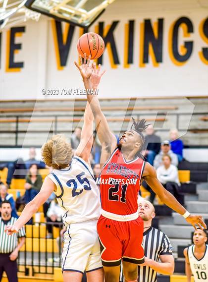Thumbnail 1 in Olathe West vs Wyandotte (West Varsity Boy's Tournament) photogallery.