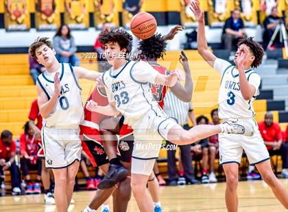 Thumbnail 3 in Olathe West vs Wyandotte (West Varsity Boy's Tournament) photogallery.