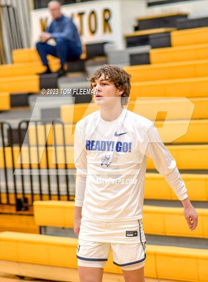 Thumbnail 1 in Olathe West vs Wyandotte (West Varsity Boy's Tournament) photogallery.