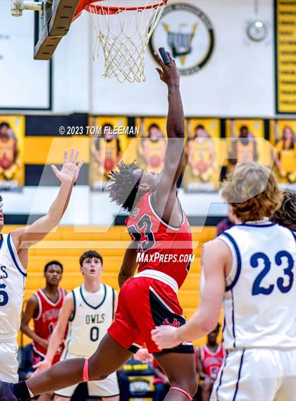 Thumbnail 2 in Olathe West vs Wyandotte (West Varsity Boy's Tournament) photogallery.