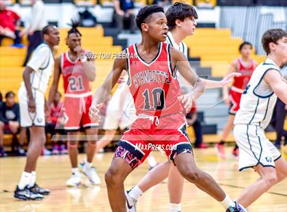Thumbnail 3 in Olathe West vs Wyandotte (West Varsity Boy's Tournament) photogallery.