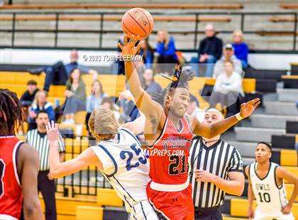 Thumbnail 2 in Olathe West vs Wyandotte (West Varsity Boy's Tournament) photogallery.