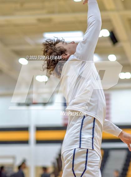 Thumbnail 2 in Olathe West vs Wyandotte (West Varsity Boy's Tournament) photogallery.