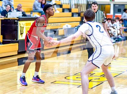 Thumbnail 2 in Olathe West vs Wyandotte (West Varsity Boy's Tournament) photogallery.