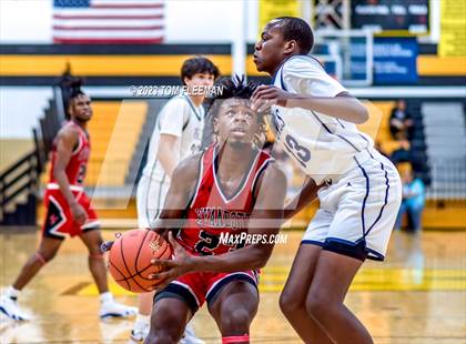 Thumbnail 2 in Olathe West vs Wyandotte (West Varsity Boy's Tournament) photogallery.