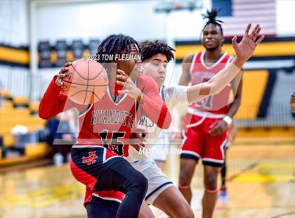 Thumbnail 3 in Olathe West vs Wyandotte (West Varsity Boy's Tournament) photogallery.