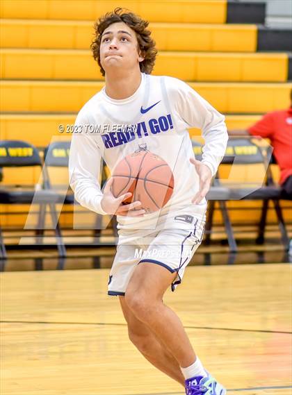 Thumbnail 1 in Olathe West vs Wyandotte (West Varsity Boy's Tournament) photogallery.