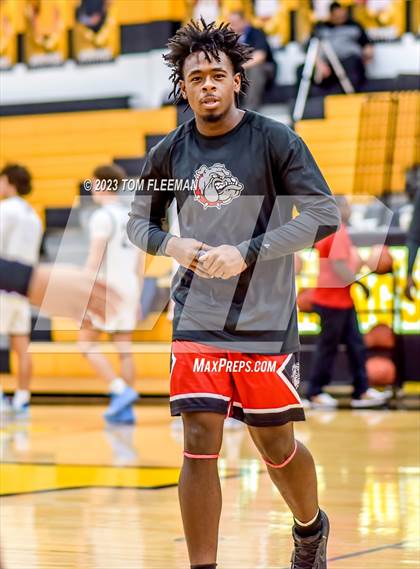 Thumbnail 3 in Olathe West vs Wyandotte (West Varsity Boy's Tournament) photogallery.